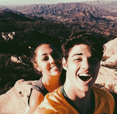 Taylor Centineo and her brother, Noah Centineo, went on a hike.